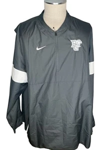 🏈🔥Nike 3XL Gray Bowling Green Falcons Quarter-Zip Jacket Brand New - Picture 1 of 6