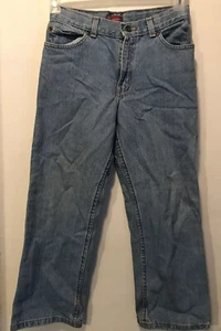 Faded Glory Relaxed Fit Straight Leg Blue Jeans Sz 10 H Boys Youth Fast Shipping - Picture 1 of 5
