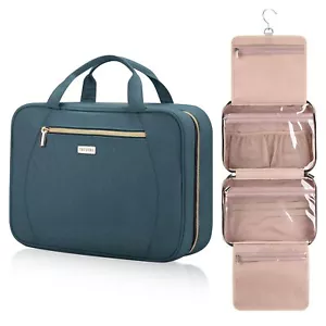 Travel Toiletry Bags with Hanging Hook for Full-size Toiletries Brushes Set C... - Picture 1 of 7