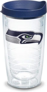 Tervis NFL Seattle Seahawks Insulated Tumbler cold/hot drinks w/lid 16 oz. - Picture 1 of 9