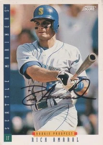 RICH AMARAL FIRMÓ EL PUNTAJE #249 EN 1993 - SEATTLE MARINERS - Imagen 1 de 1