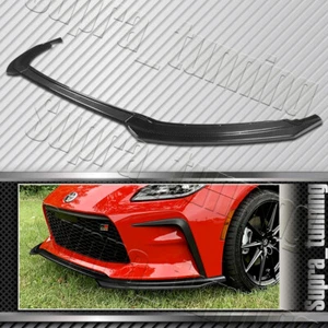 Real Carbon Fiber Front Bumper Lip Spoiler ST-Style For 2022-2025 Toyota GR86 - Picture 1 of 5