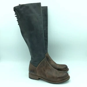 Botas de montar altas BED STU Manchester para mujer 8 de cuero marrón con cremallera lateral - Imagen 1 de 11