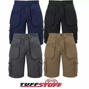 Mens Tuff Stuff 844 Enduro Cargo Combat Multi Pocket Utility Work Shorts 30-44 - Picture 1 of 9