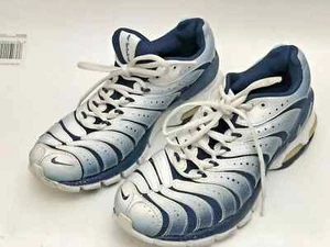 Zapatos Nile Air Max Turbulence azul blanco 307802-402 raros 2004 para hombre talla 8,5 de EE. UU. - Imagen 1 de 12