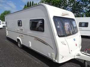 Bailey Senator Indiana 2007 4 Berth Single Axle Touring Caravan,Mover,Fixed Bed - Picture 1 of 15