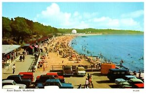 Postcard Avon Beach Mudeford Dorset England