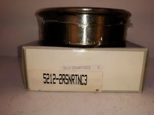 NSK 5212 2RSNRTNC3 Rodamiento de contacto angular de doble fila sellado con anillo a presión, Nuevo de Lote Antiguo - Imagen 1 de 5