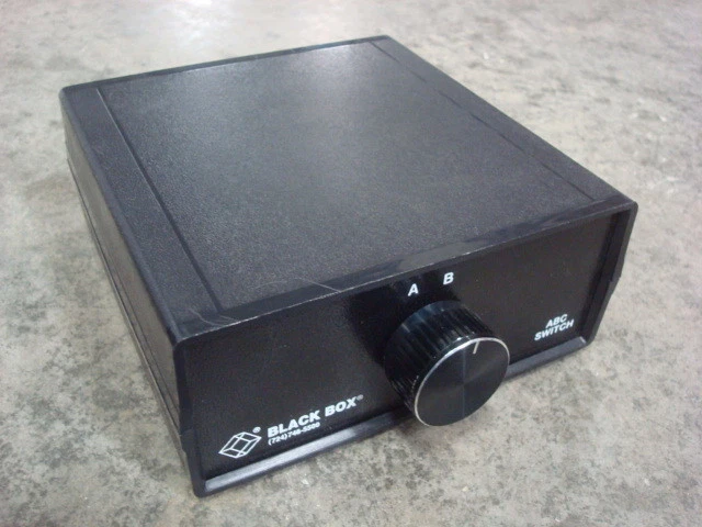USED Black Box SWL025A-FFF 3 Position ABC Switch - Image 1 of 4
