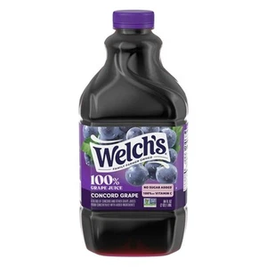 Welch's 100 % Concord Traubensaft - 64 flüssige Unzen Flasche, ohne Zuckerzusatz, reiner Saft - Bild 1 von 6