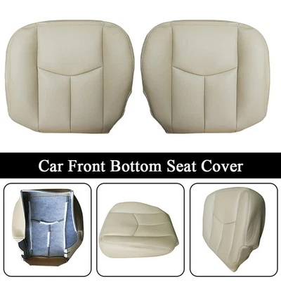 Driver & passenger Bottom Leather Seat Covers For 2003-2006 Chevy Tahoe Suburban - Image 1 of 4