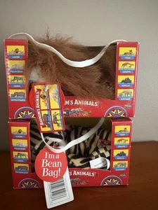 Barnum's Animal Crackers Fun 4 All Bean Bag Plush With Tags Lot Of 2 Lion Tiger - Picture 1 of 2