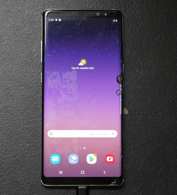 Smartphone Samsung Galaxy Note8 SM-N950U1 6.3" 64GB - Batería agrietada y muerta Foto 1 de 4