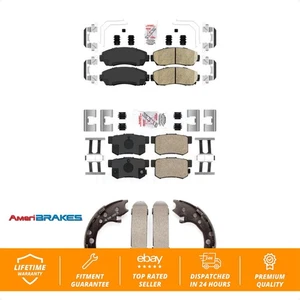 Front Rear Ceramic Disc Brake Pads Kit For Acura RDX KNN-100982 - Picture 1 of 12