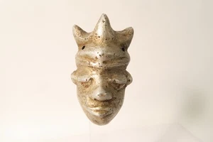 Aluminium Anhänger Maske Kopf Pende HP02 6cm small Alu mask Pendant Congo Kongo - Picture 1 of 8