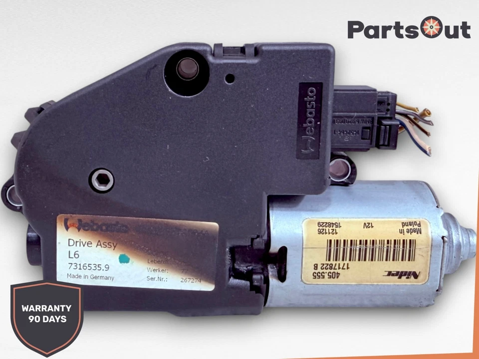 07-14 MERCEDES W204 C350 C300 S600 CL550 TECHO CORREDIZO TECHO CORREDIZO MOTOR 1717822A OEM Foto 1 de 4