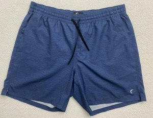 zyia active quick dry shorts mens large Blue Active Workout Athleisure - Picture 1 of 8
