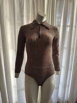 Body Groovy Mod Años 70 Anillo O Cremallera Talla Pequeña Mediana Foto 1 de 4