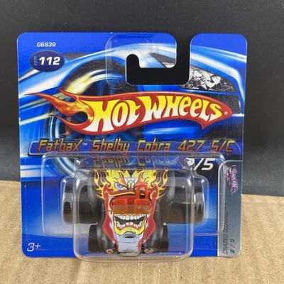 Tarjeta corta 1/64 Hot Wheels Crazed Clowns Fatbax Shelby Cobra 427 S/C #112 Foto 1 de 3