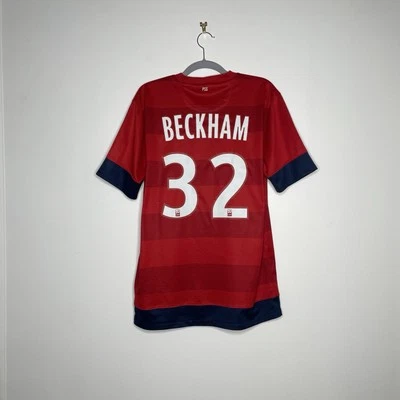 Maillot de Football Shirt Jersey BECKHAM PSG 2012 2013 Nameset Maglia Milan Ac G - Photo 1/4