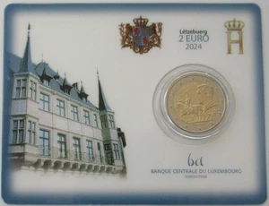 Luxemburg 2 Euro 2024 Großherzog Guillaume II. BU - Bild 1 von 2
