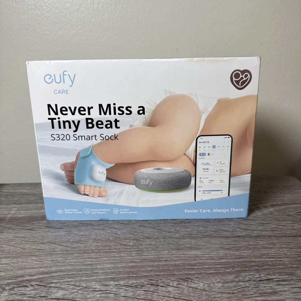 Eufy Baby Calcetín Inteligente S320 Monitor de Bebé Inteligente para Bebé 24 Horas (E8340132) Foto 1 de 4