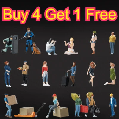 Diorama 1/64 Figur Modell Stadtstraße Figuren Szene Puppe Modell Garagenzubehör - Bild 1 von 4