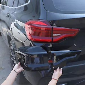 ABS Smoked Black Tail Light Shell Lampshade Protect Cover For BMW X3 G01 2018-21 - Foto 1 di 8