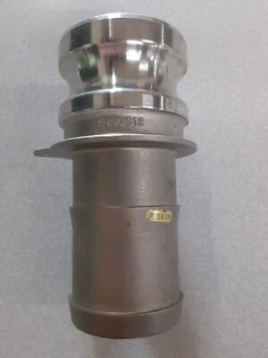 Dixon E-200-316-2" STAINLESS STEEL COUPLING Hose X Quick Disconnect NEW - Image 1 of 4