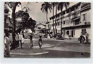 Guinea - CONAKRY - The hotel and the rue du Niger - Publ. COGEX 1247 - - Guinée - Picture 1 of 2