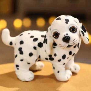 Standing Dog Puppy Dalmatian Stuffed Animal Plush Toys Toddler Doll Kids Gifts - Picture 1 of 1