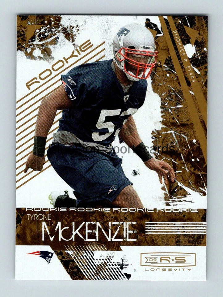  2009 Donruss Rookies and Stars Longevity #198 Tyrone McKenzie RC 259/999 - Image 1 of 2
