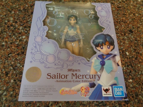 Bandai Tamashii Nations Sailor Mercury Animation Color Edition Moon Brand New Cover