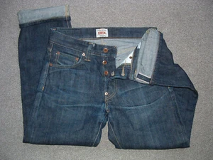 Vaqueros Edwin ED-39 línea roja ribete denim - Imagen 1 de 5
