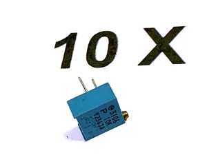 10kΩ, 25 Speed, Horizontal, 0.5W, 300V, 100mA, 10K, POT3106P-1-103 Murata, 10 Pack - Picture 1 of 5