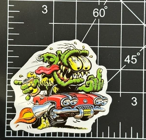 Rat Fink F*ck You! Adesivo decalcomania vinile Big Daddy bomba velocità corsa mano giullare - Foto 1 di 5