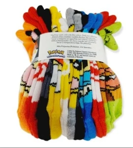 POKEMON No Show Socks NEW 10 PAIRS Boys Shoe Size 7.5 to 3.5 Pikachu Pokeball - Picture 1 of 6