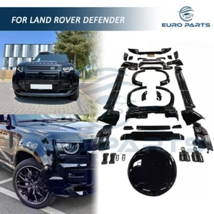 For 2020 2021 2022 Land Rover Defender 700 Glossy Black Full Bumper Kit 4 Door - Picture 1 of 5