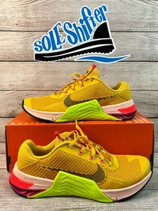 NIKE METCON 7 X *RAWDACIOUS* POLLEN/VOLT DA8110-721 SIZE 8 NEW IN BOX NO LID - Picture 1 of 7
