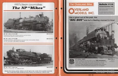 catalogo rivista OVERLAND MODELS MAIL OMI Bulletin 114 1996 price list USD  E bb - Image 1 of 3
