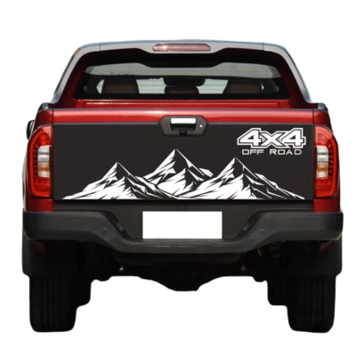 Fit For Toyota Tundra D-max Tailgate Car Sticker Mountain Graphic Off Road Decal Foto 1 de 4