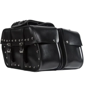 HARLEY SOFTAIL DELUXE WATERPROOF SADDLEBAGS SET EASY REMOVAL 2PC -DD21 - Picture 1 of 10
