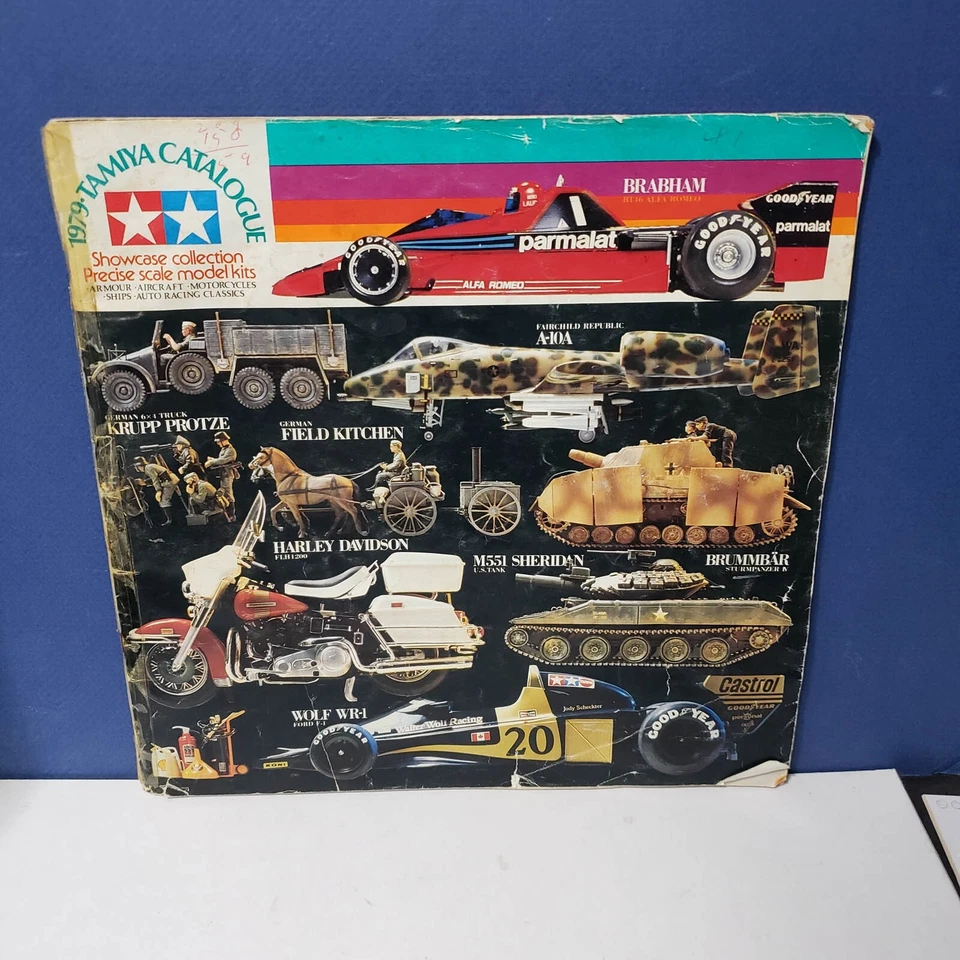TAMIYA 1979 каталог витрина коллекции точный масштаб модель наборы - Изображение 1 из 4