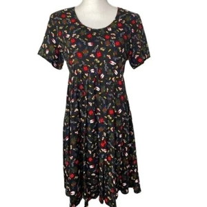 Vintage 80’s USA Paquette Too Byer California ladies dress black glam size 6 - Picture 1 of 13