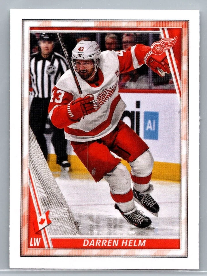 2020-21 Topps NHL Stickers Base #184 Darren Helm - Image 1 of 2