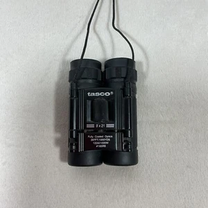 Tasco Binoculars Fully Coated Optics 8x21 Model 165RB 367FT/1000YDS 122M/1000M - Picture 1 of 8