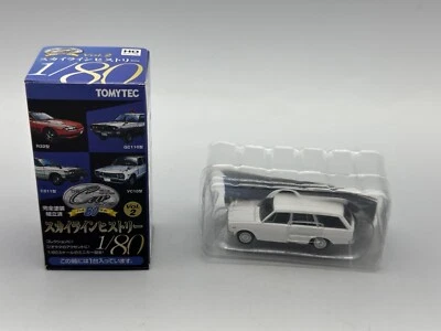 TOMYTEC Nissan Skyline C10 Station Wagon, White, 1:80 HO Scale, NIB - Image 1 of 4