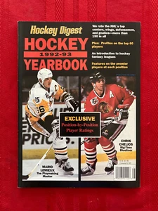1992-1994 Hockey Digest Yearbook magazine / You pick 'em / NHL / Lemieux / Roy - Picture 1 of 2