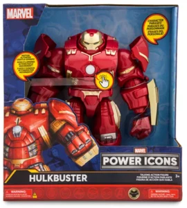Disney Hulkbuster Iron Man Power Icons Talking Action Figure Incredible Marvel - Picture 1 of 1