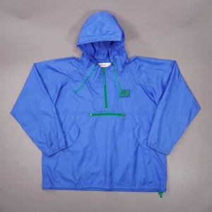 Vintage Disney Sport Tigger Hooded Jacket Windbreaker Pullover Men XL Royal Blue - Picture 1 of 8